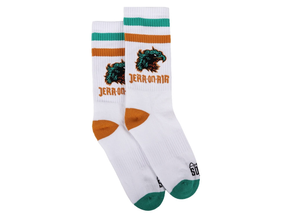 American Socks White/Green/Ocher