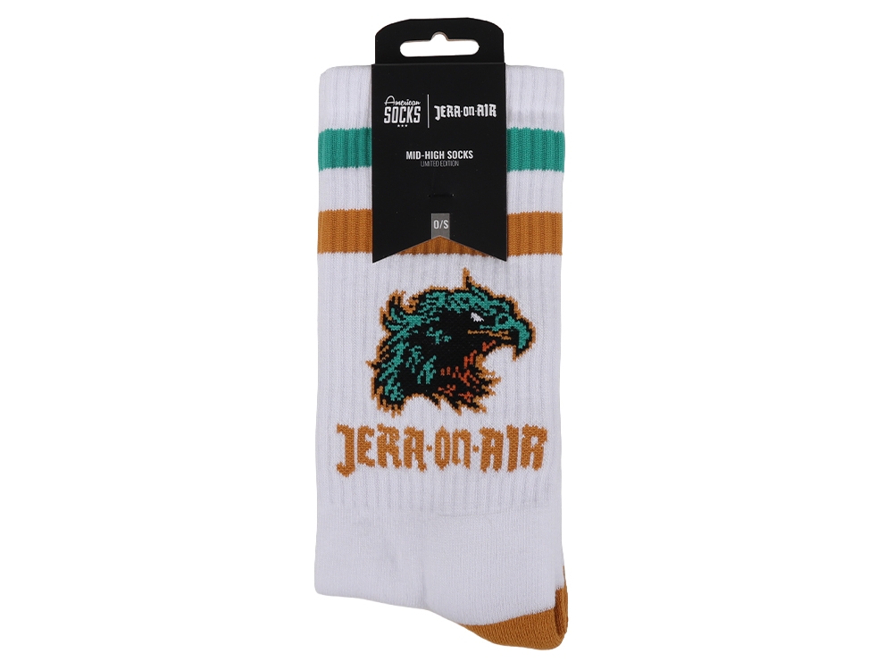 American Socks White/Green/Ocher