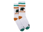 American Socks White/Green/Ocher