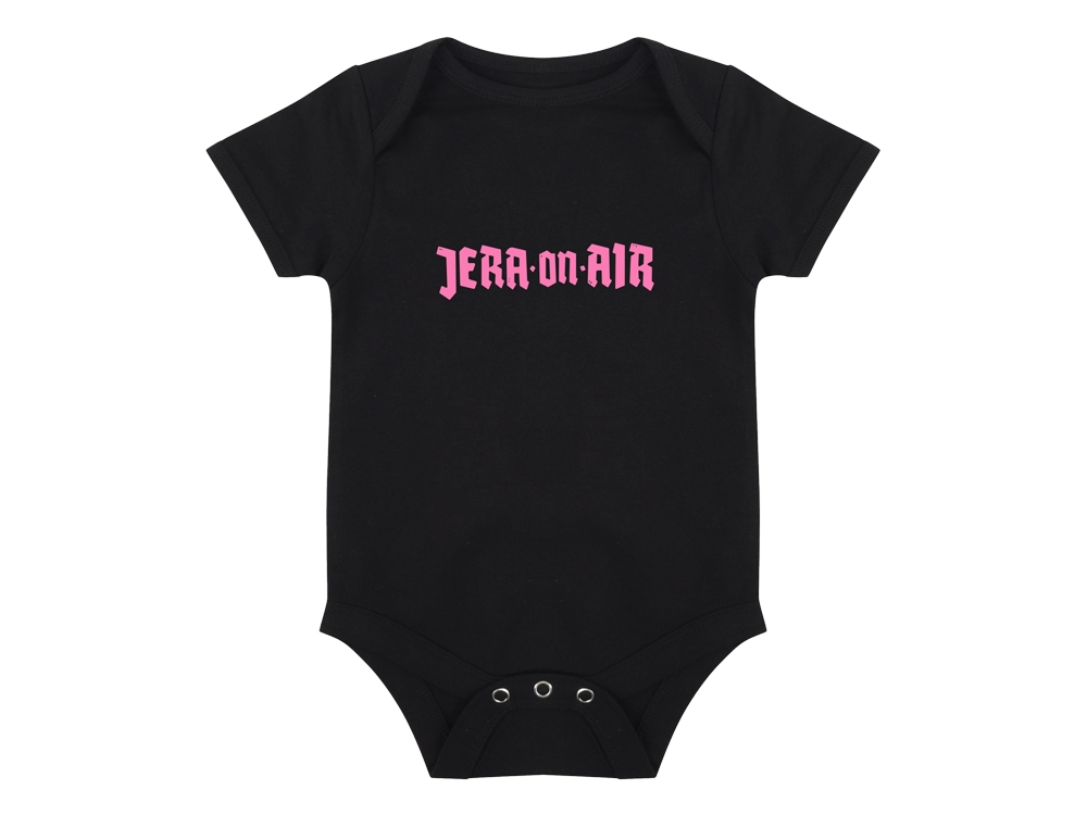 Baby romper Black with Pink Jera logo