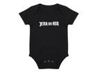 Baby romper Black with white Jera logo