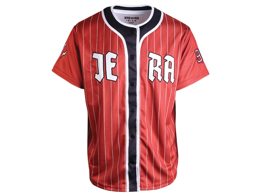 Baseball Shirt Red/Black/White