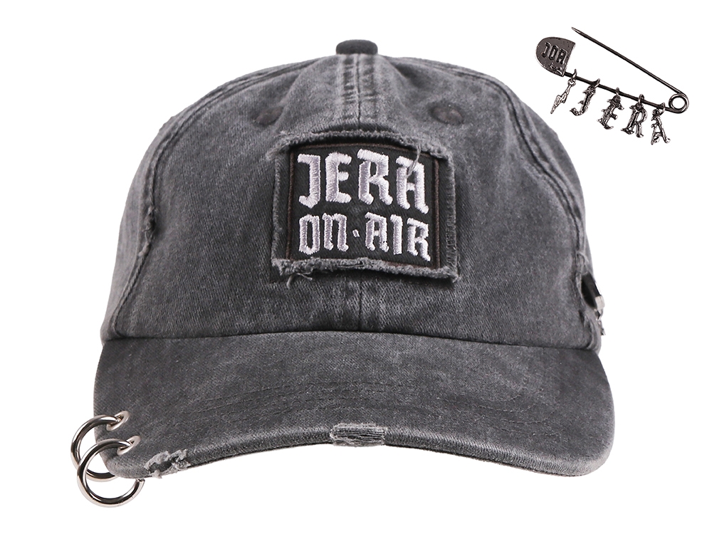 Destroyed cap Washed Grey