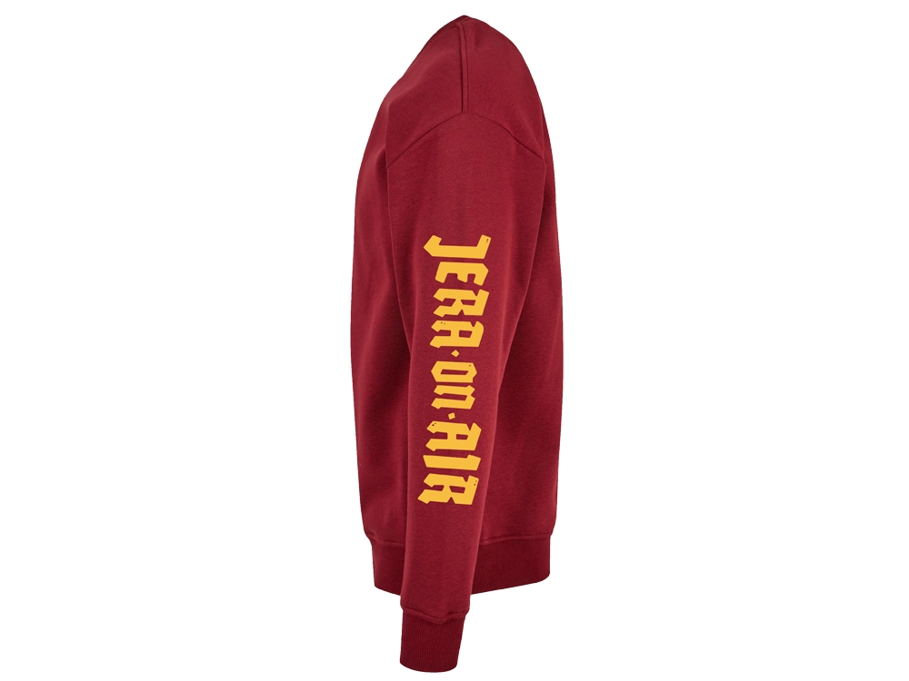 Crewneck Sweater Bird logo Burgundy