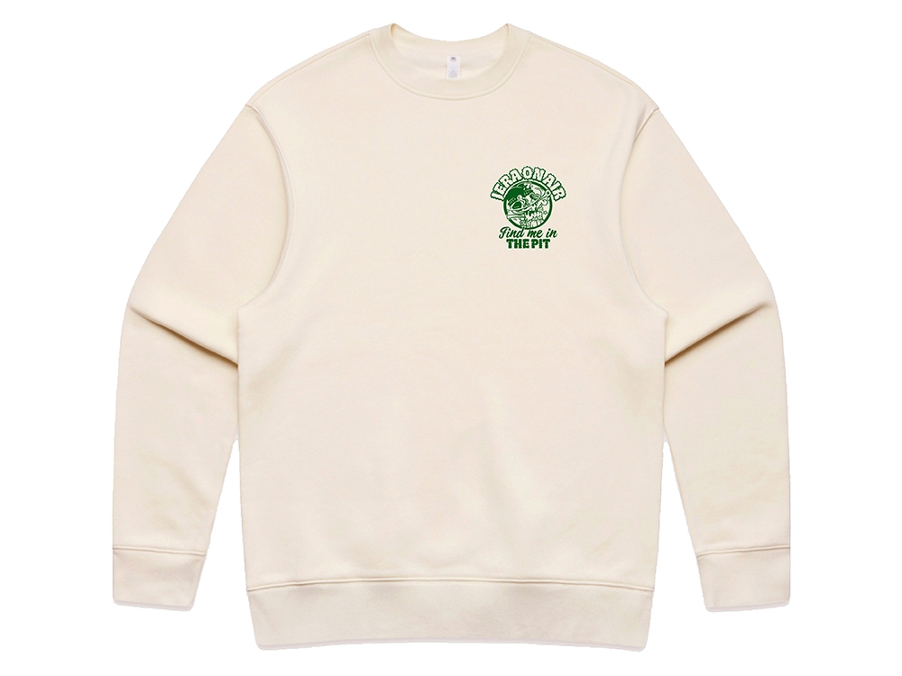 Fuelled by noise crewneck Natural