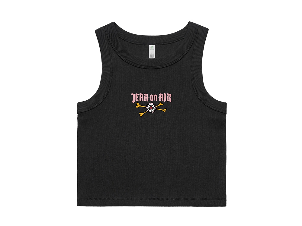Rich Cropped Tank Black