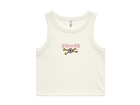 Rich Cropped Tank Ecru