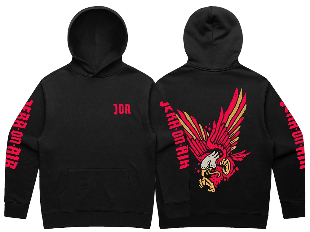 Logo Hoodie Bird Black