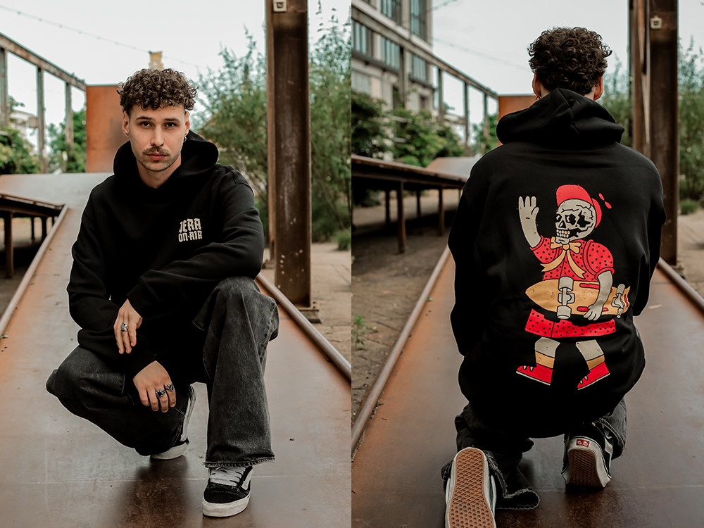 Jelle Hoodie Black