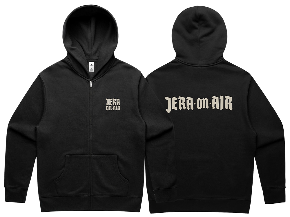 Zipper Hoodie Black