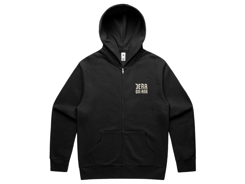 Zipper Hoodie Black