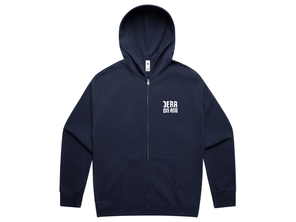 Zipper Hoodie Navy