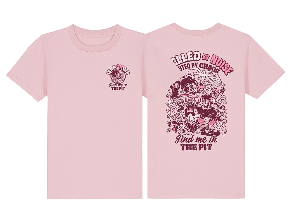 Fueled by Noise kid's T-shirt Pink