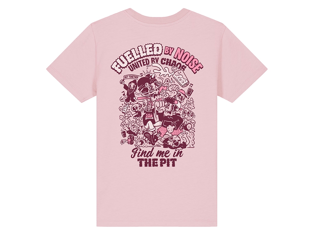 Fueled by Noise kid's T-shirt Pink