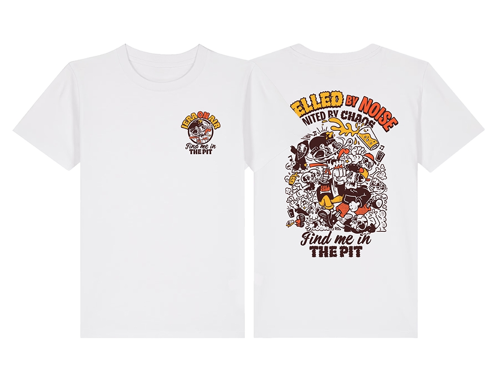 Fueled by Noise kid's T-shirt White