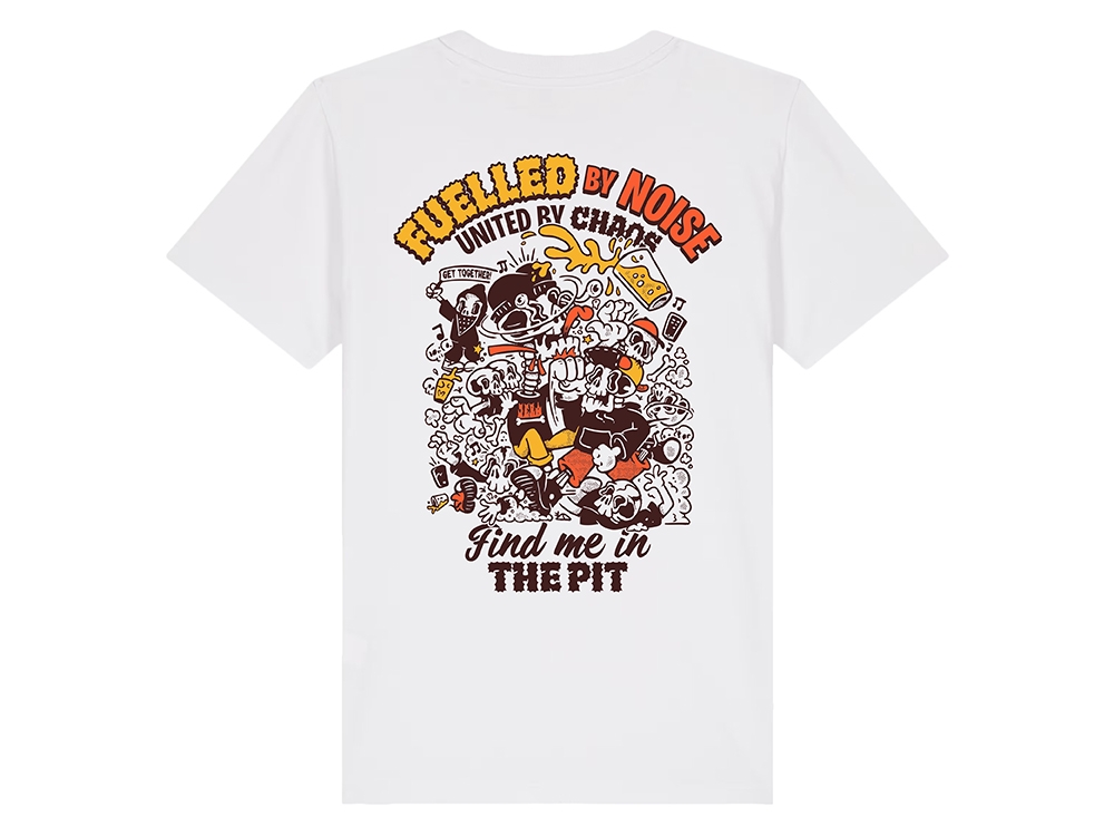 Fueled by Noise kid's T-shirt White
