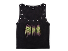 Ladies tanktop washed black