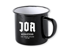 Enamel Mug Black/White