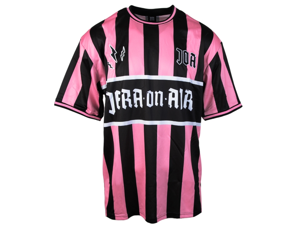 Football T-shirt Pink/Black