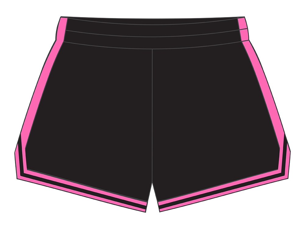 Football shorts Black / Pink