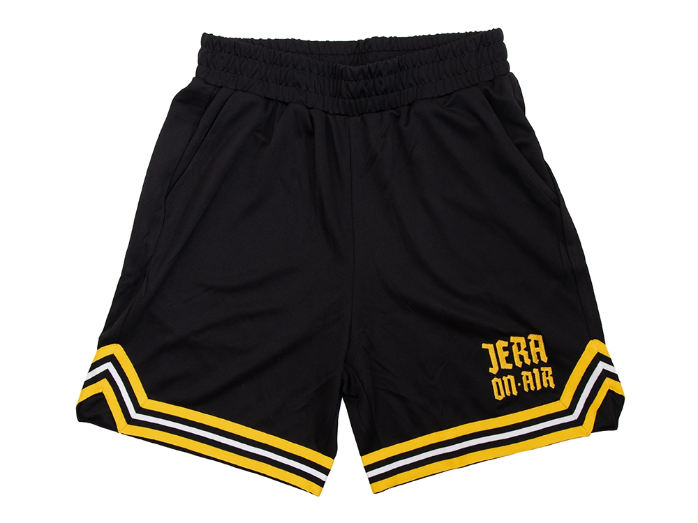 Football shorts Black / Yellow