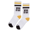 American Socks White/Brown/Yellow