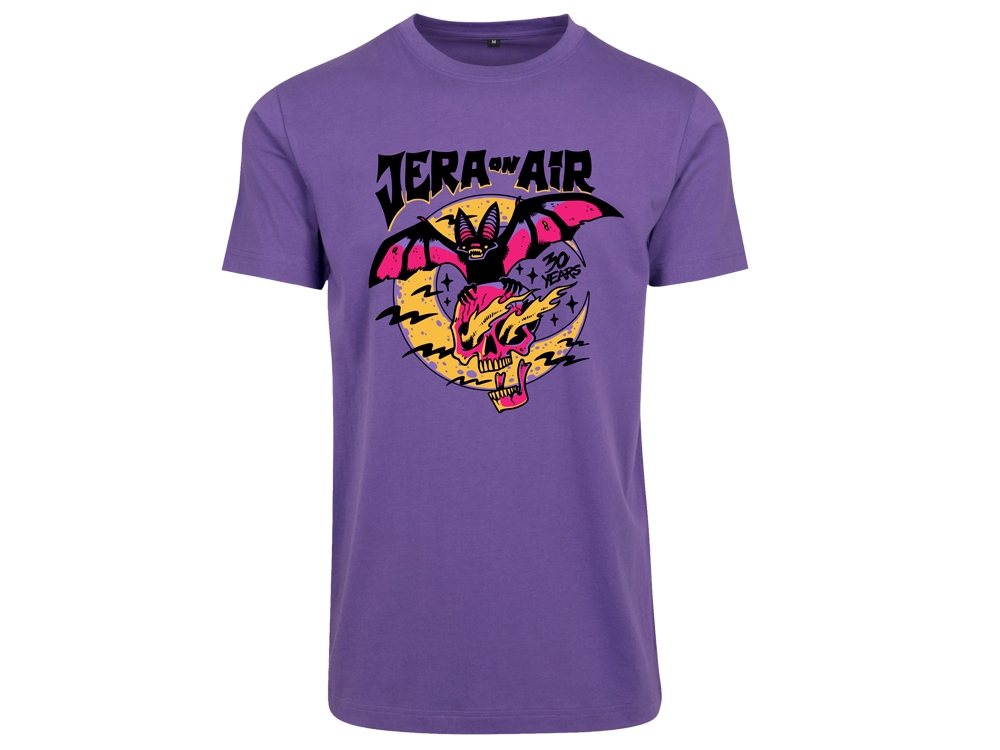 Flying Bat T-shirt Purple