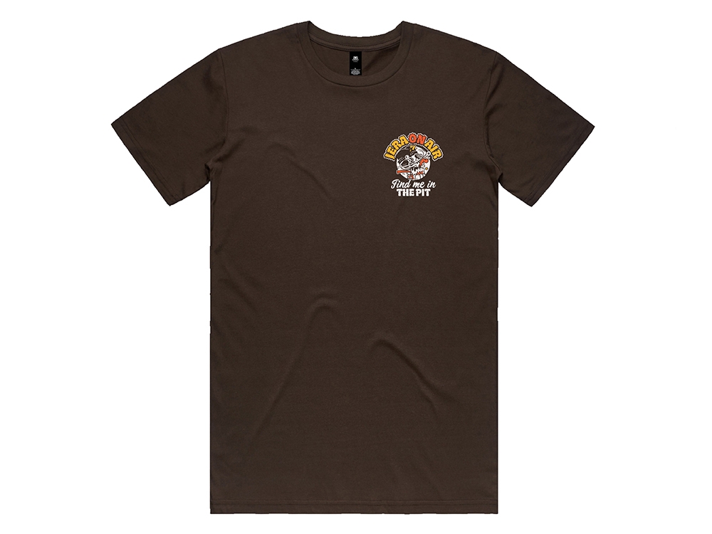 Fuelled by noise T-shirt Brown