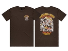 Fuelled by noise T-shirt Brown