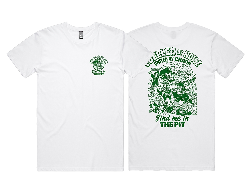Fuelled by noise T-shirt White