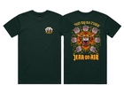 Loud by nature T-shirt Pine green