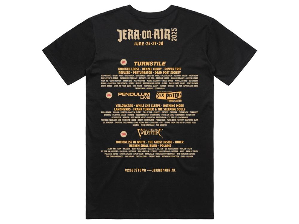 Line-up T-shirt 2025 Black