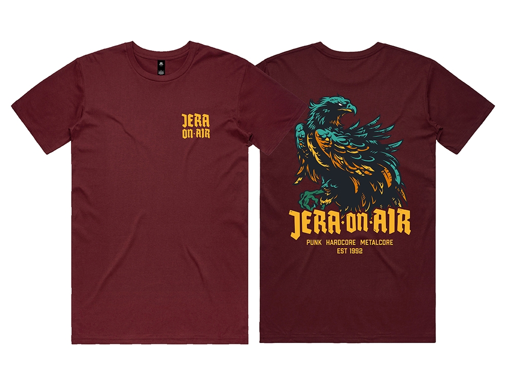 Logo T-shirt Eagle Burgundy