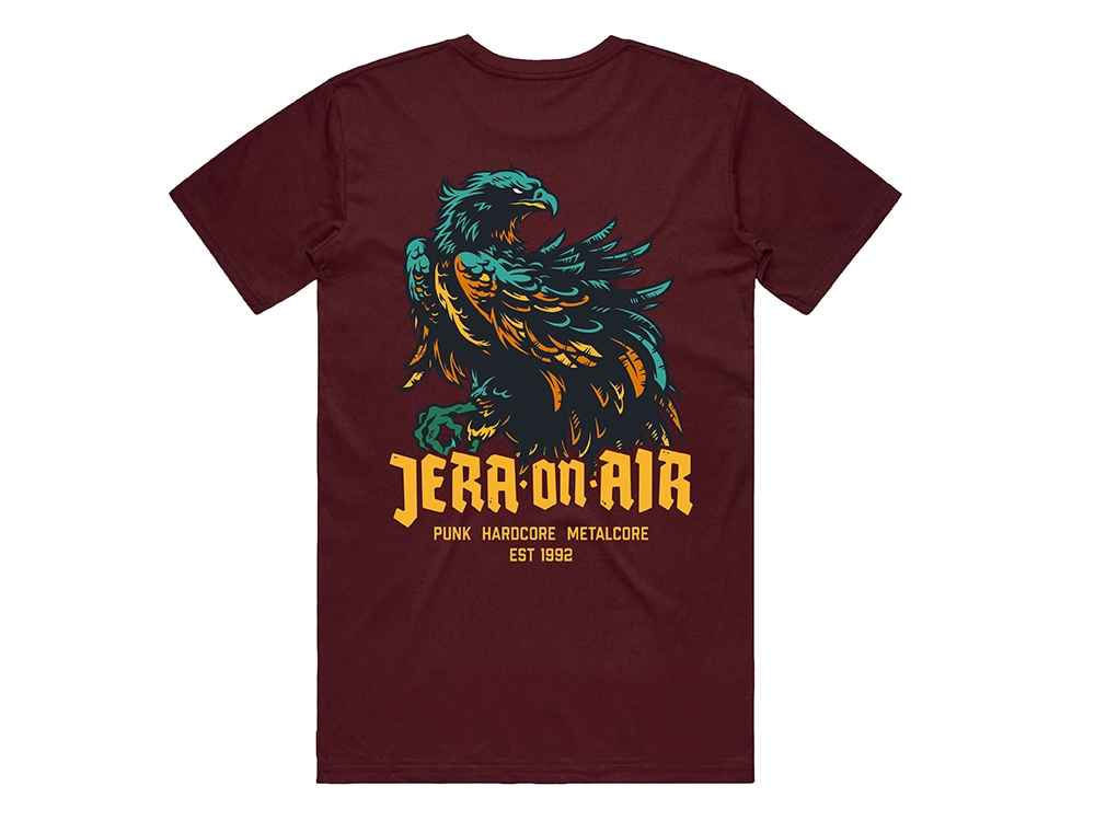 Logo T-shirt Eagle Burgundy