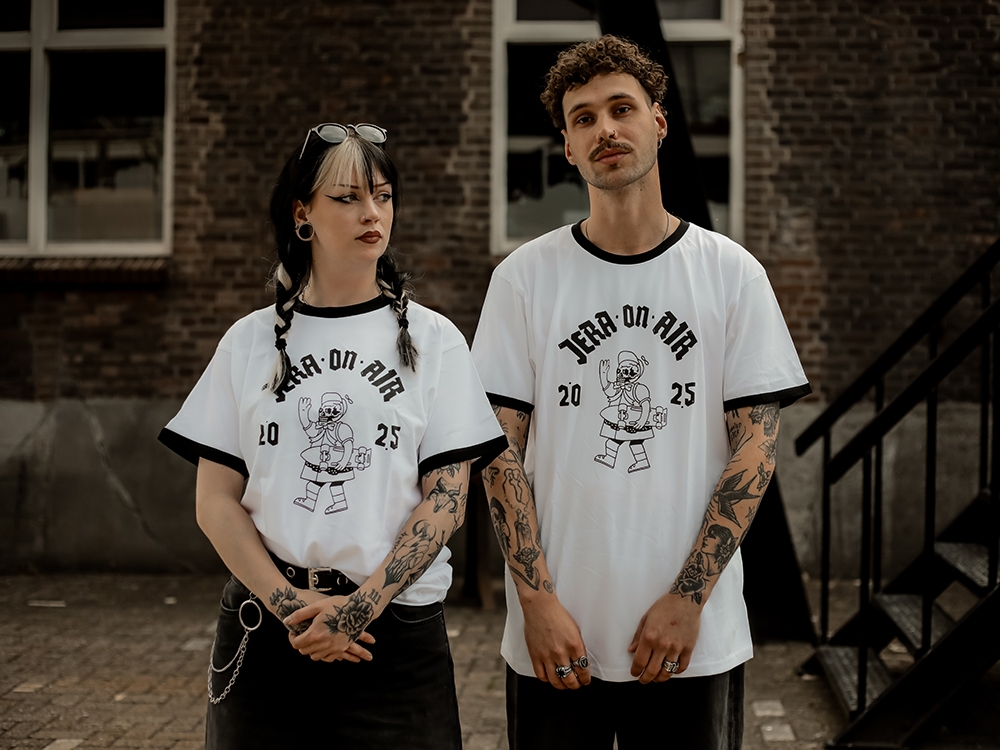 Jelle Ringer T-shirt White/Black