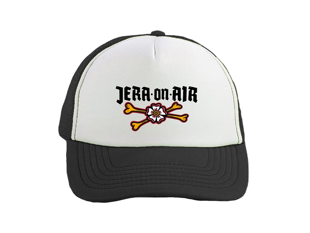 Kid's Trucker Cap Black/White