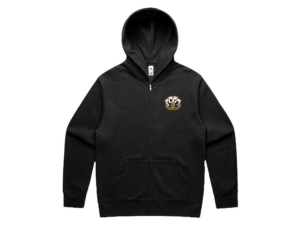 Loud by nature zip hoodie Black 