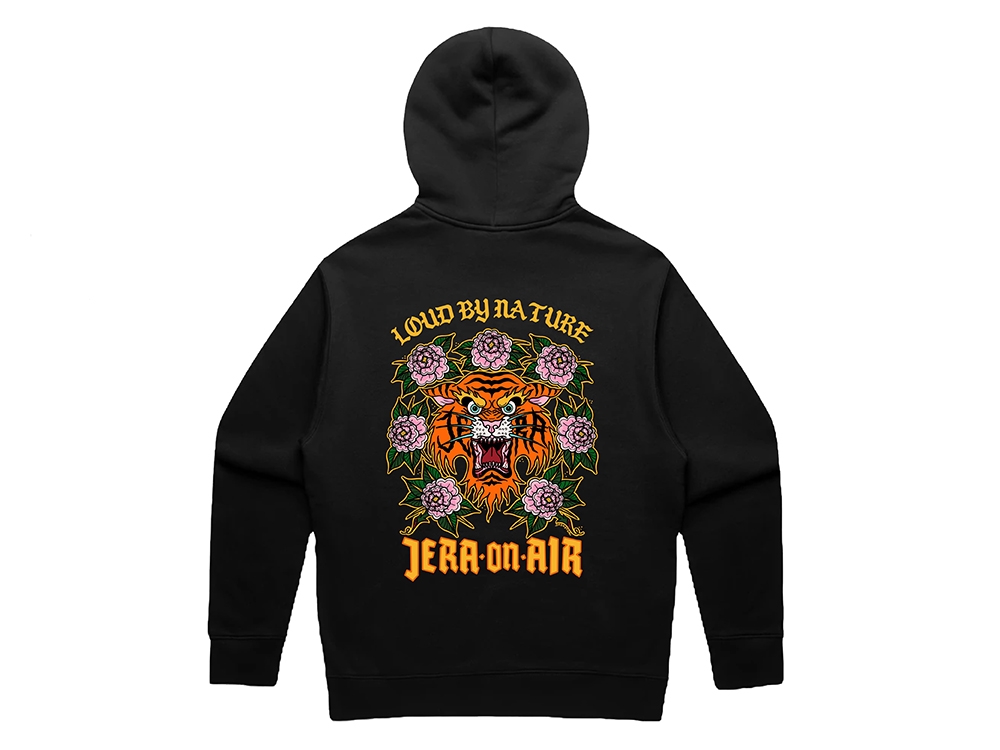 Loud by nature zip hoodie Black 